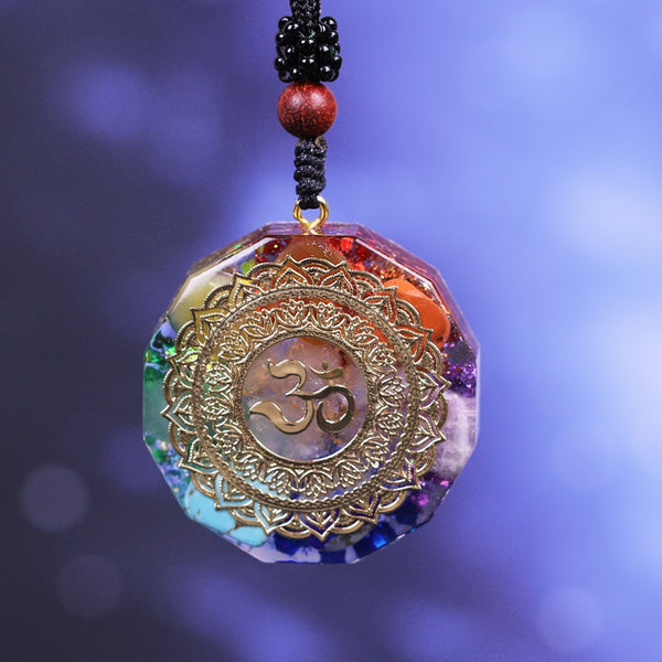 Orgonite Pendant Chakra Healing Energy Necklace