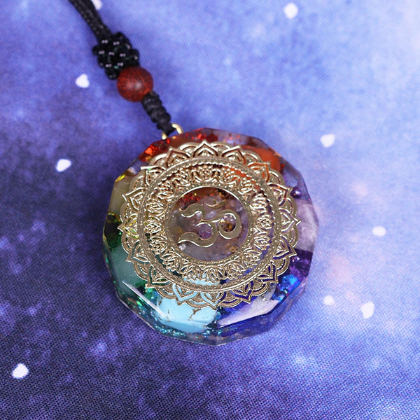 Orgonite Pendant Chakra Healing Energy Necklace