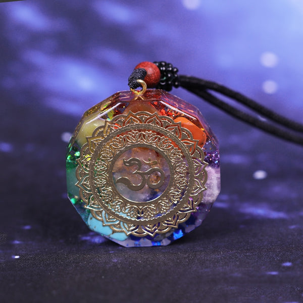 Orgonite Pendant Chakra Healing Energy Necklace