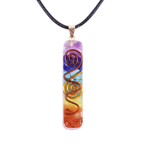 Reiki Chakra Pendant Healing Crystals