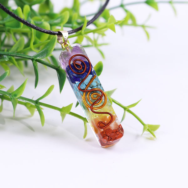 Reiki Chakra Pendant Healing Crystals