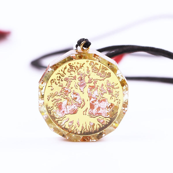 Orgonite Tree Of Life Reiki Chakra Healing Pendant