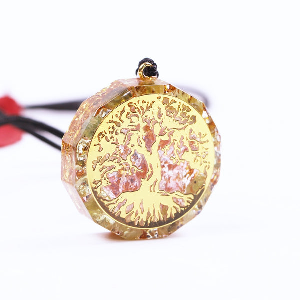 Orgonite Tree Of Life Reiki Chakra Healing Pendant