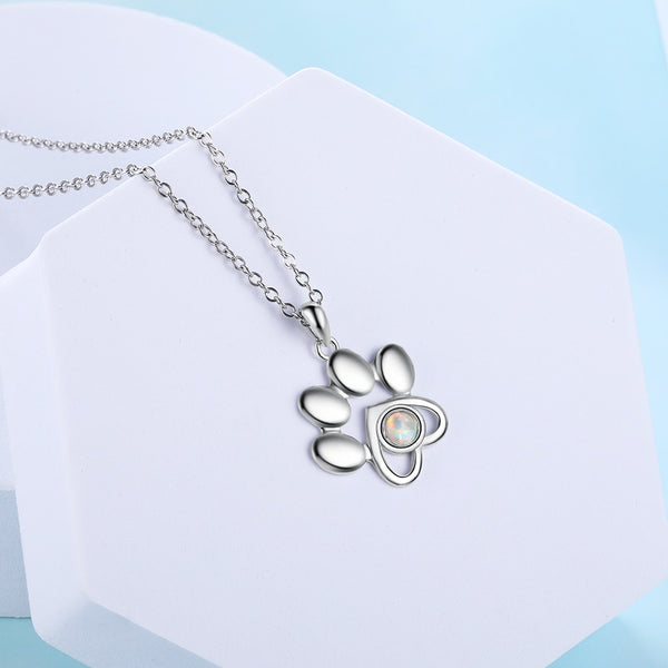 Paw Jewelry Set (Necklace + Earrings)