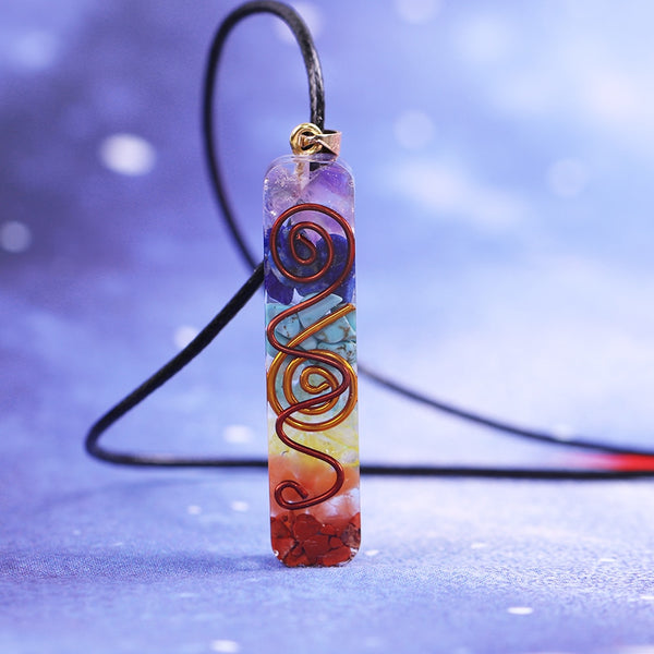 Reiki Chakra Pendant Healing Crystals