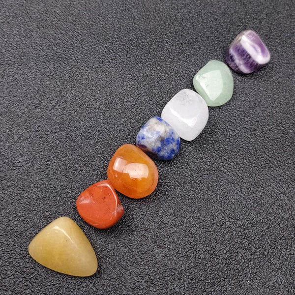 Natural Multicolor Polished Healing Stones