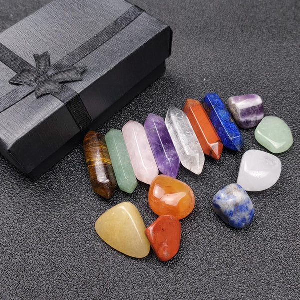 Natural Multicolor Polished Healing Stones