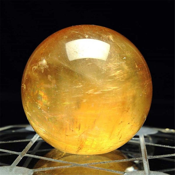 Citrine Stones Quartz Sphere