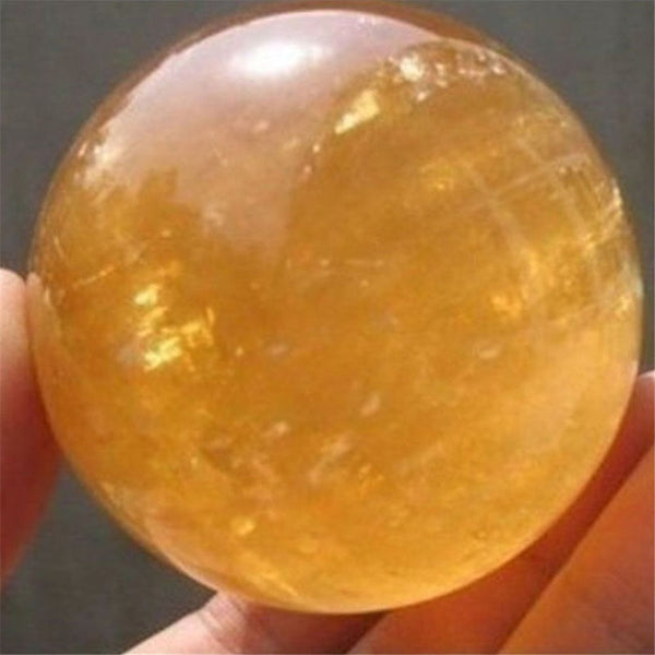 Citrine Stones Quartz Sphere