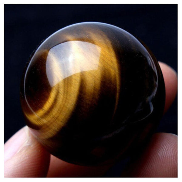 Tiger Eye Quartz Gemstone Healing Sphere